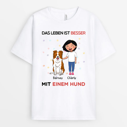 0148AGE2 personalisierte T Shirt geschenke hunde hundeliebhaber