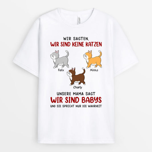 0181A948DGE1 personalisierte T Shirt geschenke katzen katzenliebhaber