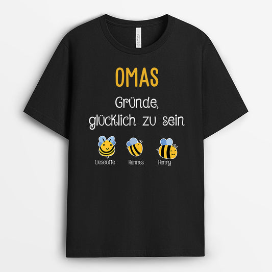 0199AGE2 personalisierte T Shirt geschenke grunde oma mama