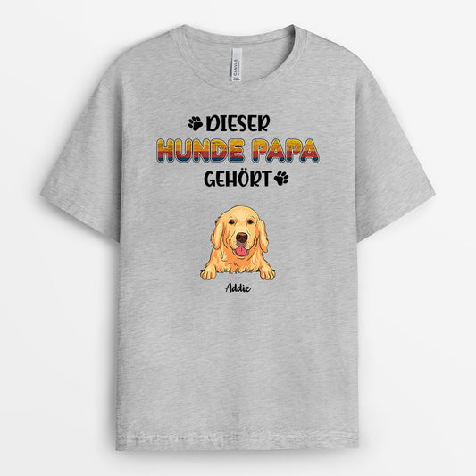 0234A250CGE2 individuelle T Shirt aufmerksamkeiten hunde hundeliebhaber hundepapa