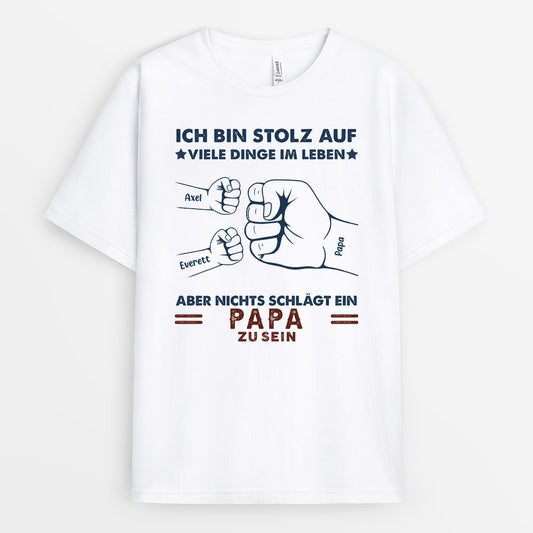 0294A108BGE1 personalisierte T Shirt geschenke fauststoss opa papa kinder