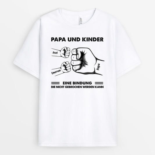 0295A148BGE1 personalisierte T Shirt geschenke fauststoss opa papa kinder