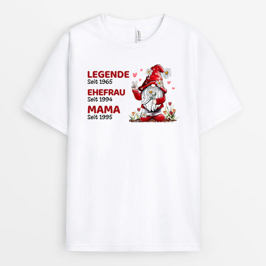 0297A200AGE1 personalisierte T Shirt geschenke zwerg oma mama lengende