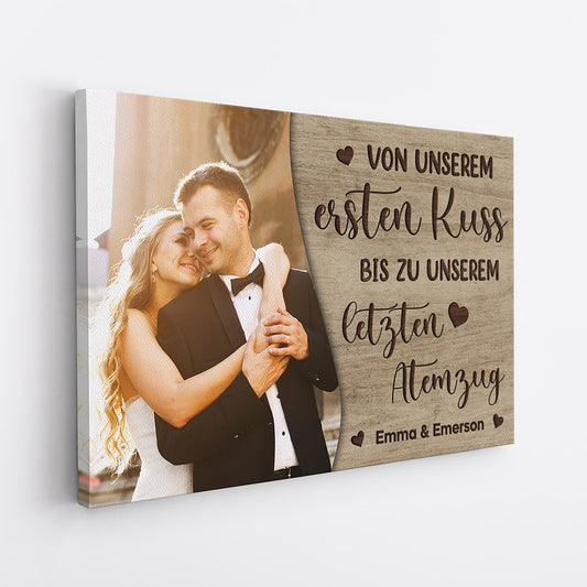 0404CGE2 Personalisierte Geschenke Leinwand Foto Paare