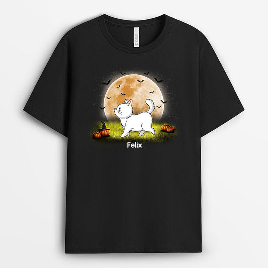 0426AGE2 personalisierte T Shirt geschenke katzen katzenliebhaber halloween