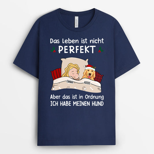 0523AGE1 Personalisierte Geschenke T shirt Hunde Hundebesitzer Hundeliebhaber Weihnachten