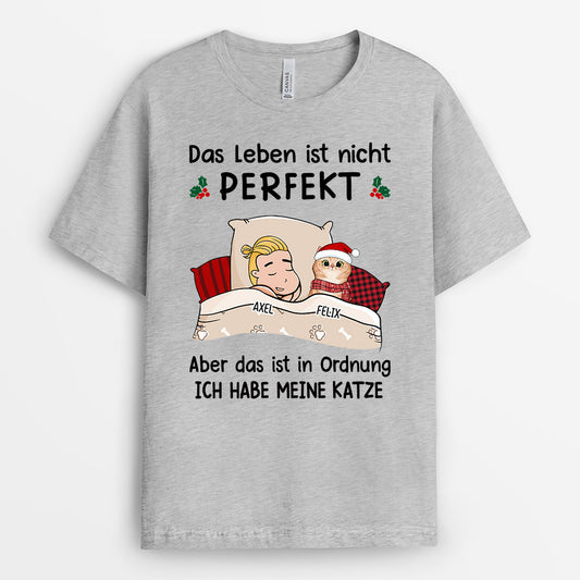 0523AGE2 Personalisierte Geschenke T Shirts Katze Katzenmama Katzenpapa Katzenbesitzer Weihnachten_5c5dbbf9 6c88 47f3 8e94 1c8644259540