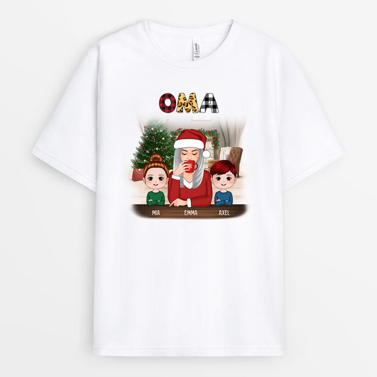 0559AGE2 Personalisierte Geschenke T Shirt Weihnachten Katzen Katzenbesitzer