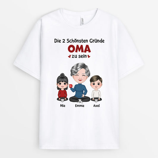 0565AGE1 Personalisierte Geschenke T Shirts Kinder Mama Oma