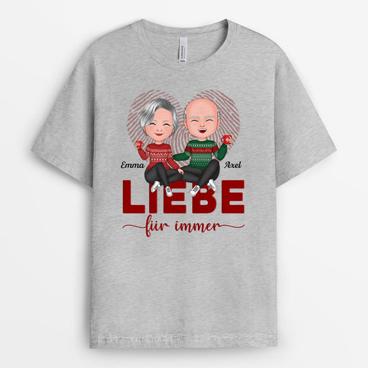 0626Age2 Personalisierte Geschenke T Shirt Frau Mann Paare Parchen Weihnachten