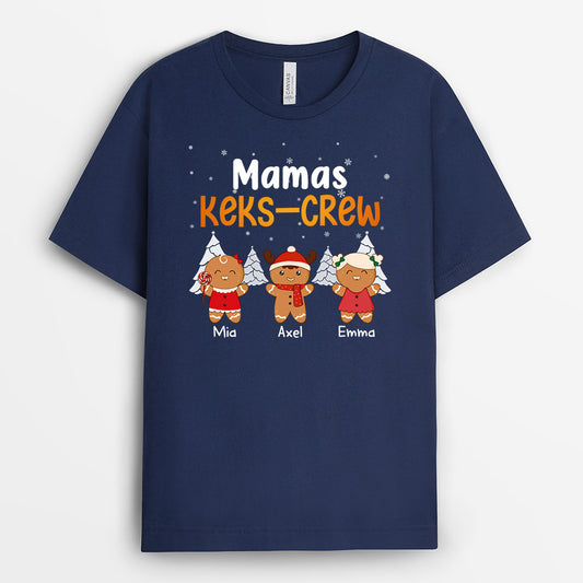 0630AGE12 Personalisierte Geschenke T Shirt Platzchen Mama Oma Weihnachten