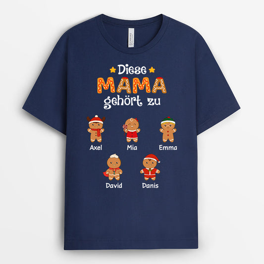 0661Age2 Personalisierte Geschenke T Shirt Enkelkinder Mama Oma