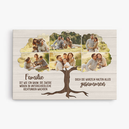 0760C237IGE1 Personalisierte Geschenke Leinwand Familie