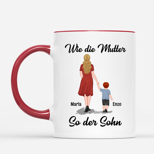 0766MGE2 Personalisierte Geschenke Tasse Sohn Tochter Mama