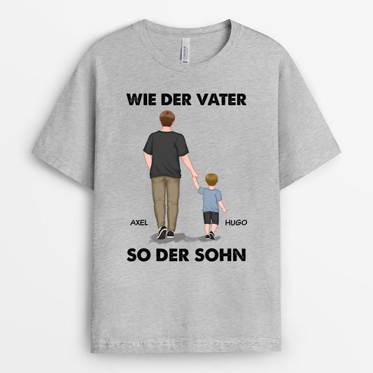 0770AGE1 Personalisierte Geschenke T Shirt Sohn Tochter Papa