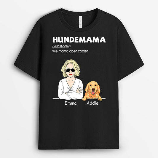 0798AGE1 Personalisierte Geschenke T Shirt Hunde Hundebesitzer Hundeliebhaber