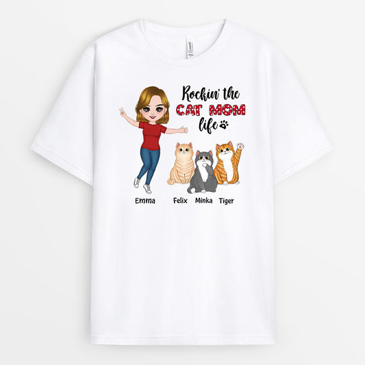 0820AGE1 Personalisierte Geschenke T Shirt Katzen Katzenbesitzer Katzenmama_180c4cb4 2477 431c bbd1 4cd291641036