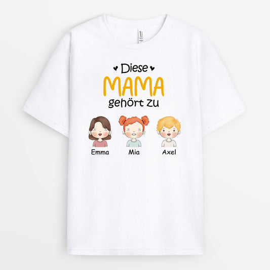 0827AGE1 Personalisierte Geschenke T Shirt Enkelkinder Kinder Oma Mama_f577dc30 f54e 4441 82c6 b2bbc33b70bb