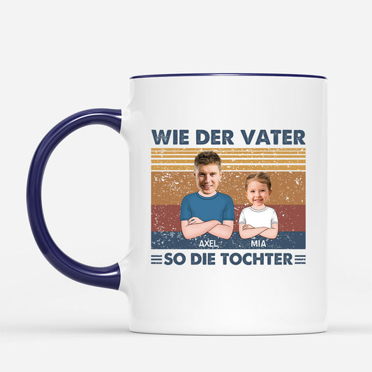 0837MGE2 Personalisierte Geschenke Tasse Kinder Papa Opa