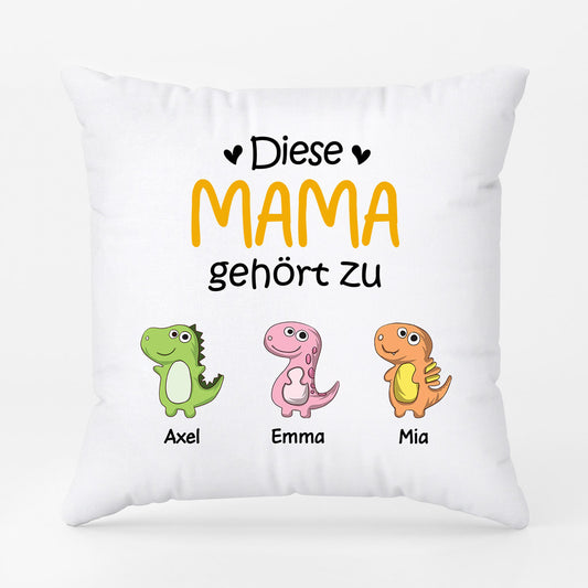 0879PGE1 Personalisierte Geschenke Kissen Kinder Enkelkinder Mama Oma