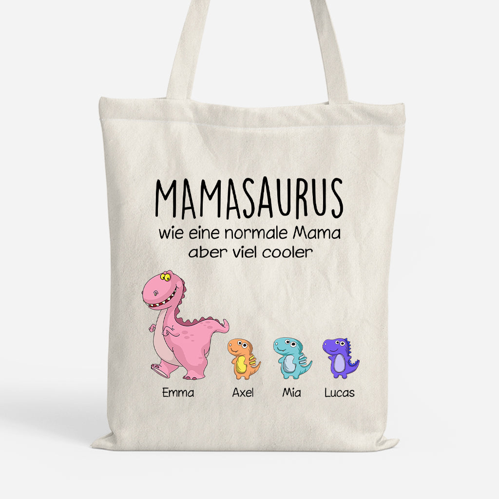 Mamasaurus - Personalisiertes Geschenk | Tragetasche für Mamas