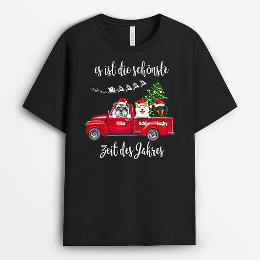 0032A010CGE2 personalisierte geschenke T Shirt hunde hundeliebhaber weihnachten