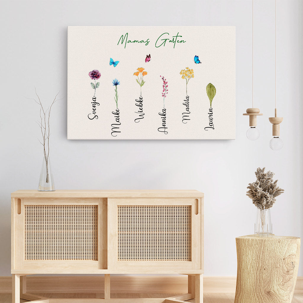 0065C240HGE6 personalisierte Leinwand geschenke garten oma mama