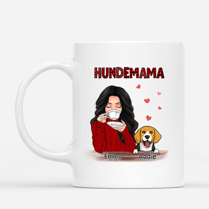 Hundemama - Personalisierte Geschenke | Tasse für Hundeliebhaber