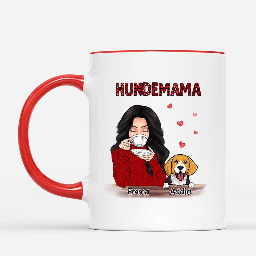 Hundemama - Personalisierte Geschenke | Tasse für Hundeliebhaber