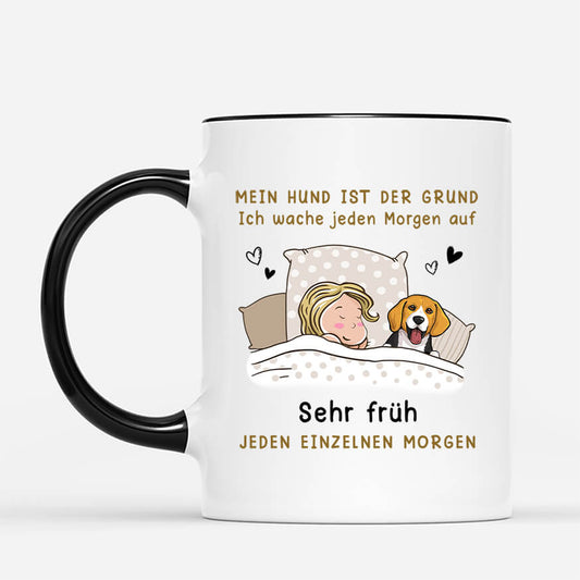 0094M010CGE2 individuelle Tasse aufmerksamkeiten hunde hundeliebhaber schlafshirt