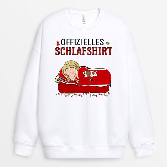 0099WGE1 personalisierte Pullover geschenke hunde hundeliebhaber offizielles schlafshirt