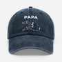 0263AGE1 papa faustgruss personalisiertes geschenk  washed cap papa opa 0263ajsf8b