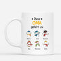0524MGE1 Personalisierte Geschenke Tasse Weihnachten Enkelkinder Oma Mama