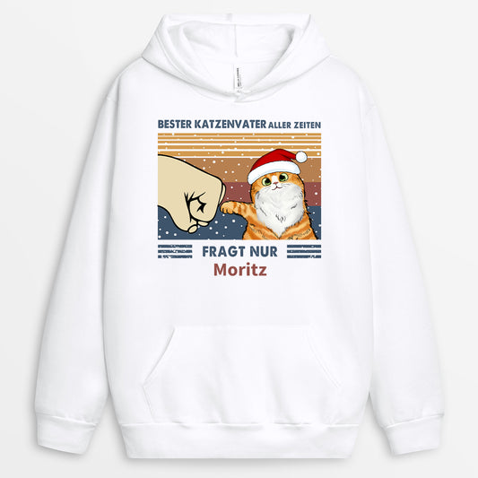 0528WGE1 bester katzenpapa aller zeiten personalisierte sweatshirts weihnachten 0528W5L8D