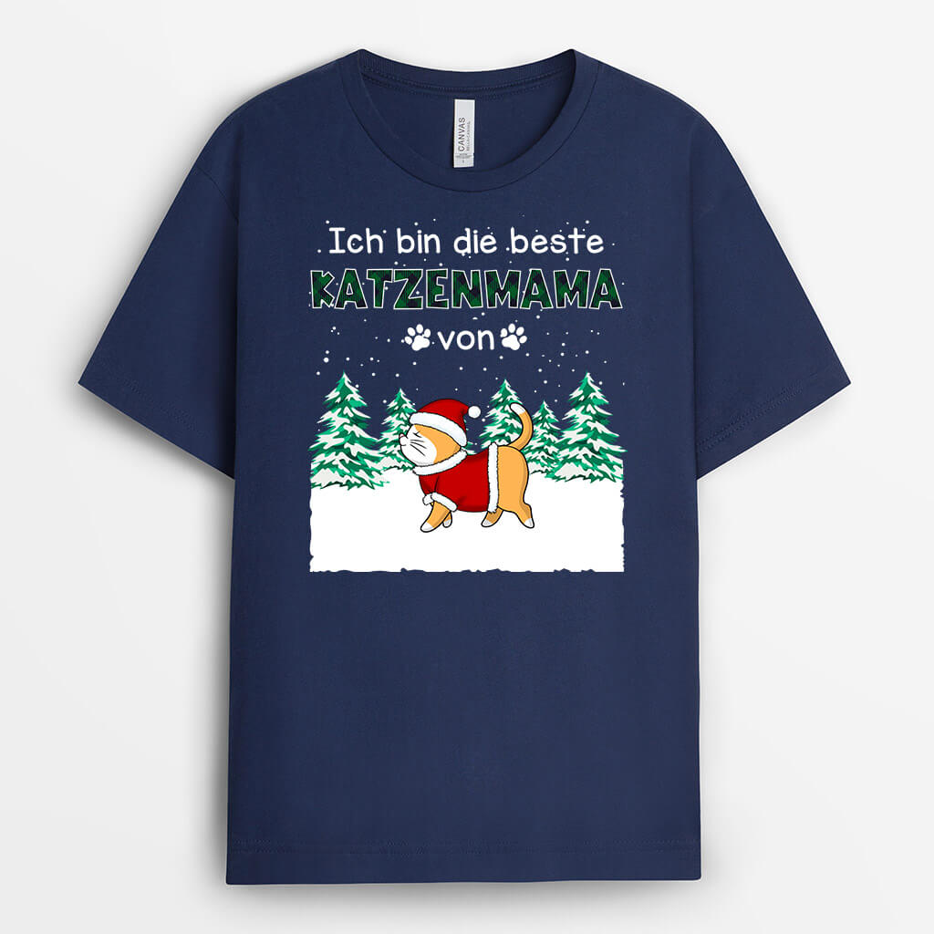 0545AGE3 Personalisierte Geschenke T Shirts Katzen Katzenbesitzer Weihnachten_e15b1228 e50b 4961 b8de 151d726df3c7
