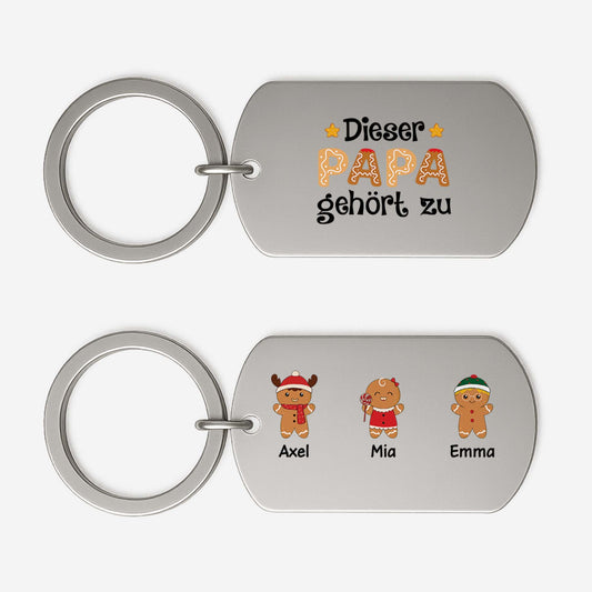 0661JGE1 dieser papa gehort zu lebkuchenmann aluminium schlusselanhanger papa personalisiert_ weihnachten 0661J8Q7B