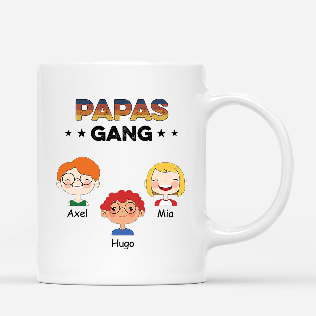 Opas Papas Gang - Personalisierte Geschenke | Tasse für Papa/Opa