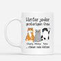 0763MGE1 Personalisierte Geschenke Tasse Katze Katzenvater Katzenbesitzer