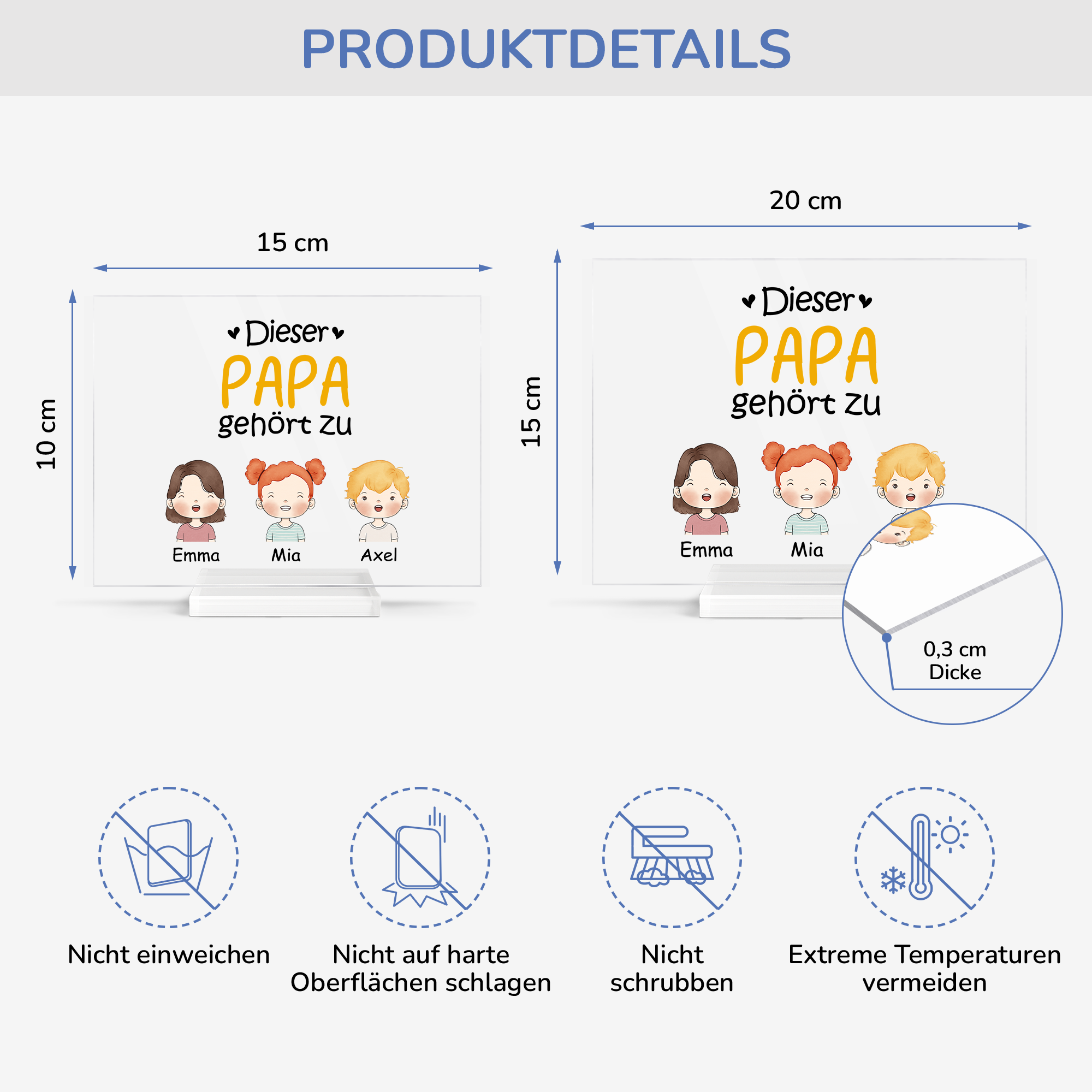 0827RGE4 dieser papa gehort zu kinder personalisierte acryl plakette papa 0827R8N8B_d5671c7e 60e1 466e bf15 89a0bd8f38ea