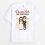 0900AGE1 Personalisierte Geschenke T Shirt Hochzeit Ehemann Ehefrau Paare Parchen