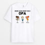 0906AGE1 Personalisierte Geschenke T Shirt Gang Papa Opa