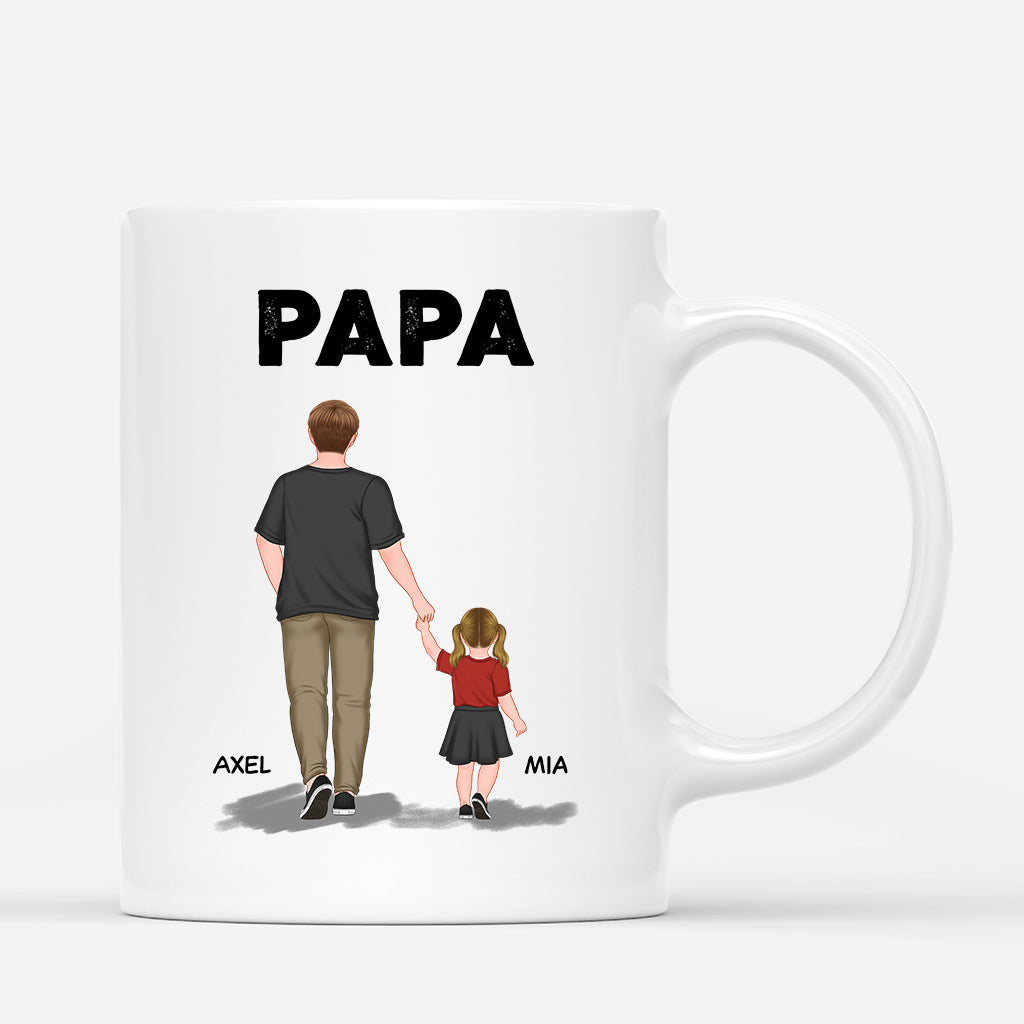 Papa Kinder - Personalisierte Geschenke | Tasse für Papa/Opa