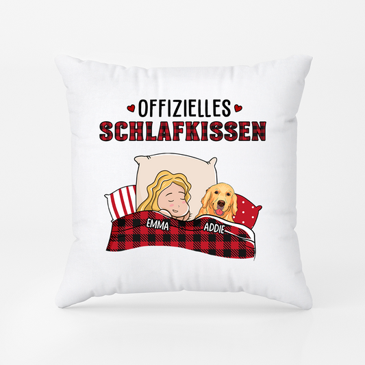 0914PGE1 offizielles schlaf kissen personalisierte kissen mit namen_ hund 0914P_90587029 bfcf 40af b94f a6b18176d2bf