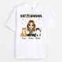 0915AGE1 Personalisierte Geschenke T Shirt Katzen Katzenmama Katzenliebhaber Katzenbestzer