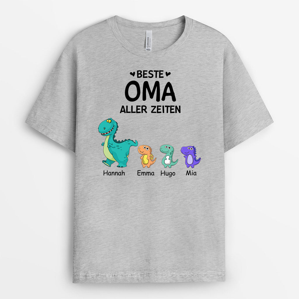 Beste Mama Aller Zeiten - Personalisierte Geschenke | T-Shirt für Mama/Oma