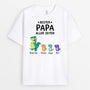 0922AGE1 Personalisierte Geschenke T Shirt Kinder Enkelkinder Papa Opa