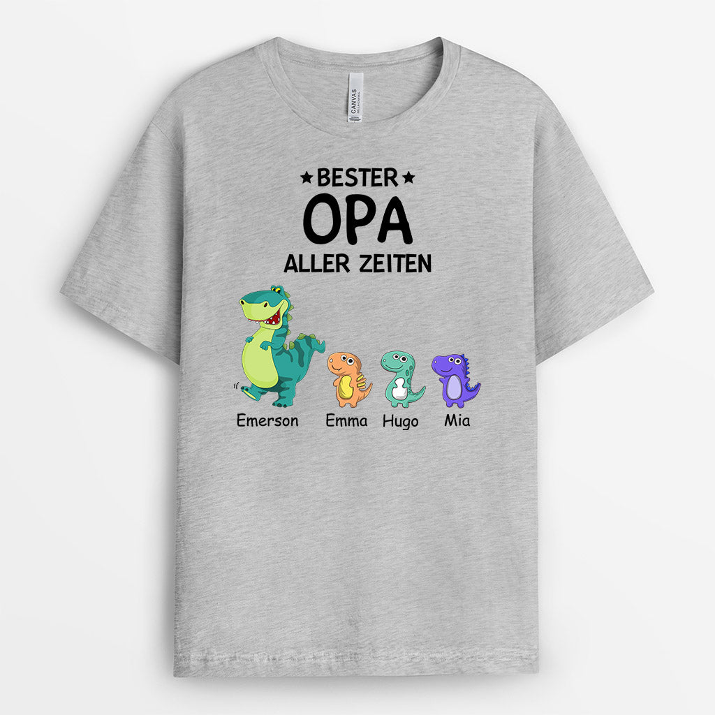 Bester Papa Aller Zeiten - Personalisierte Geschenke | T-Shirt für Papa/Opa