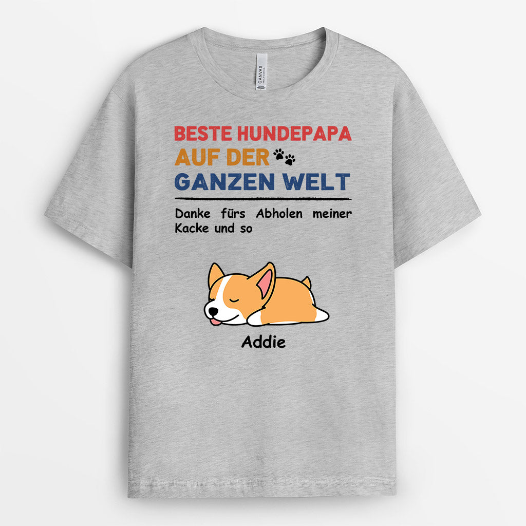 Du Bist Die Beste - Personalisierte Geschenke | T-Shirt für Hundebesitzer