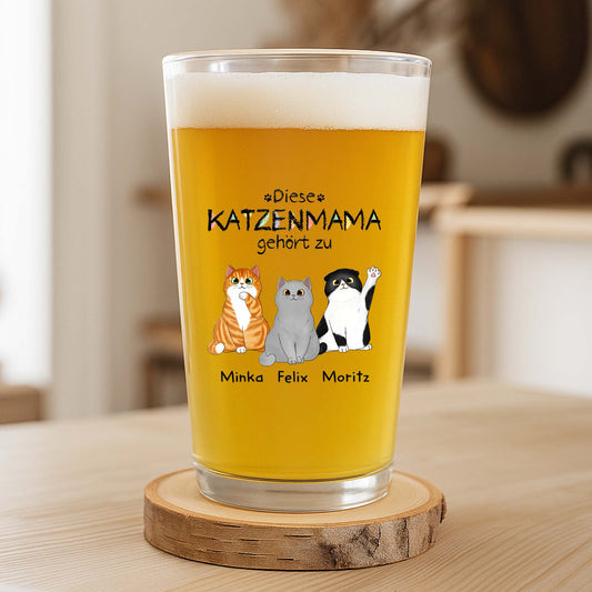 0938IGE2 dieser katzenpapa gehort zu personalisiertes bierglas_ katzen lustig 0938I8T8D