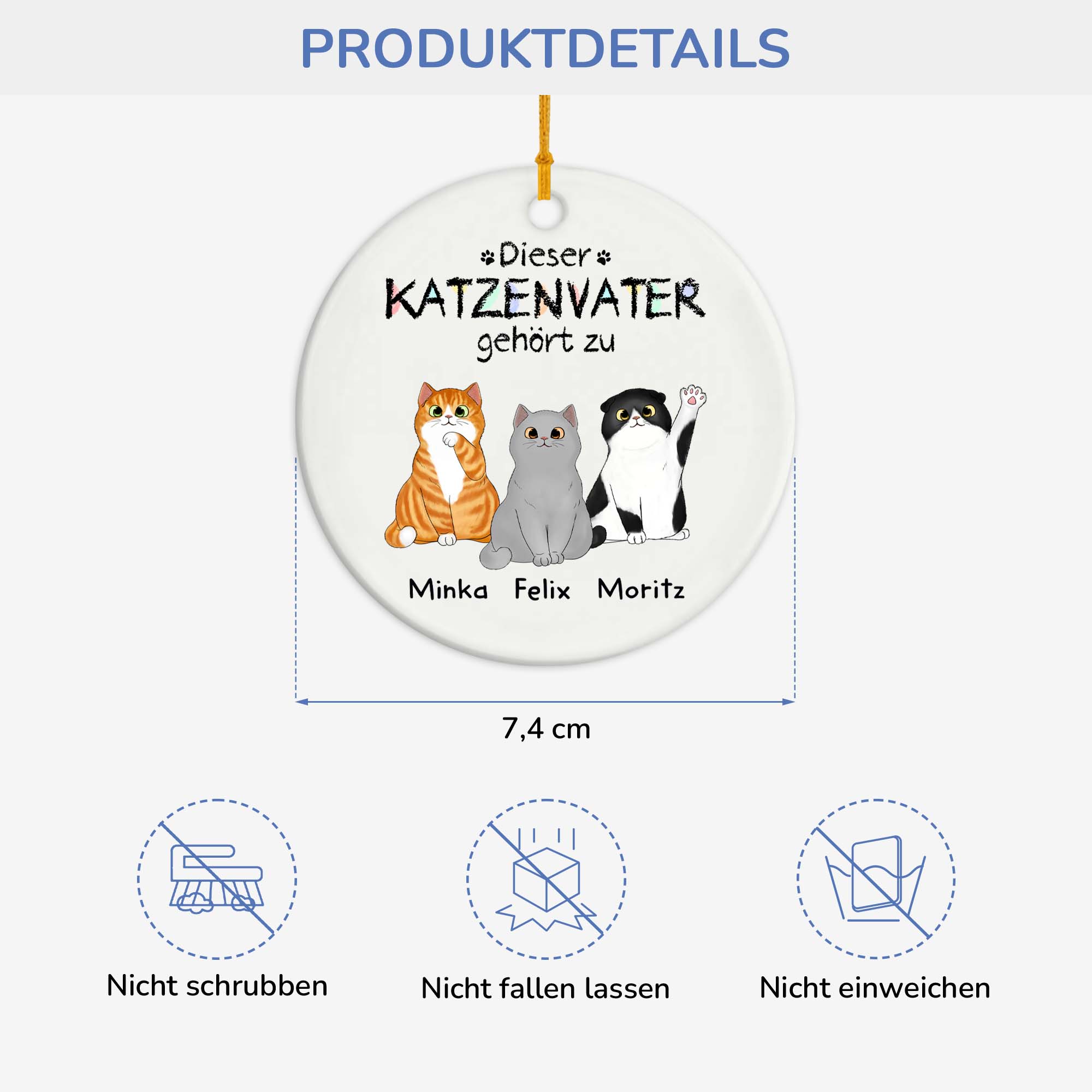 0938OGE3 dieser katzenpapa gehort zu personalisierte keramik ornamente_ katzen lustig 0938O8T8D_fdd411e2 44fa 442d a078 7f95c0053fa4